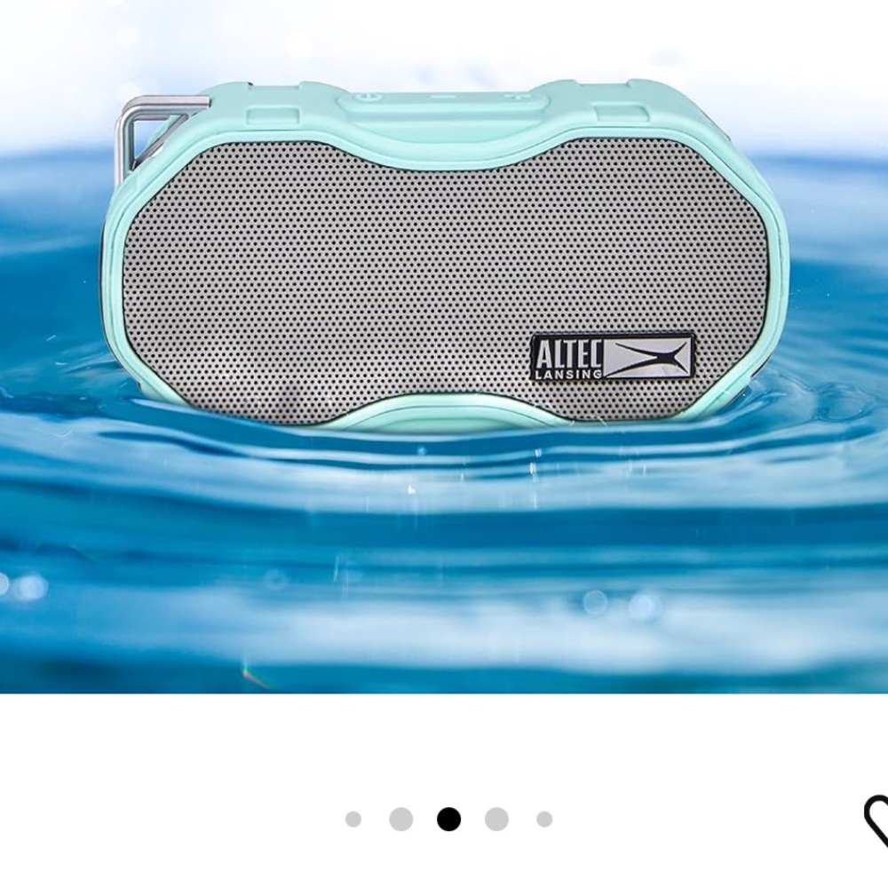 Baby Boom XL Rugged Bluetooth Speaker - Mint waterproof NEW